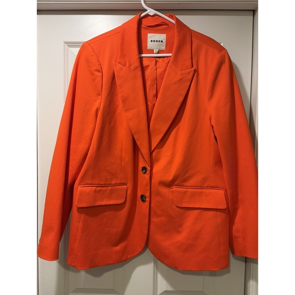 Boden Pants - Boden Orange Cotton Blazer | Tailored Career Jacket, US 20 - 22 NWOT